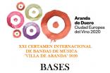BASES DEL XXI CERTAMEN INTERNACIONAL DE BANDAS DE MÚSICA 